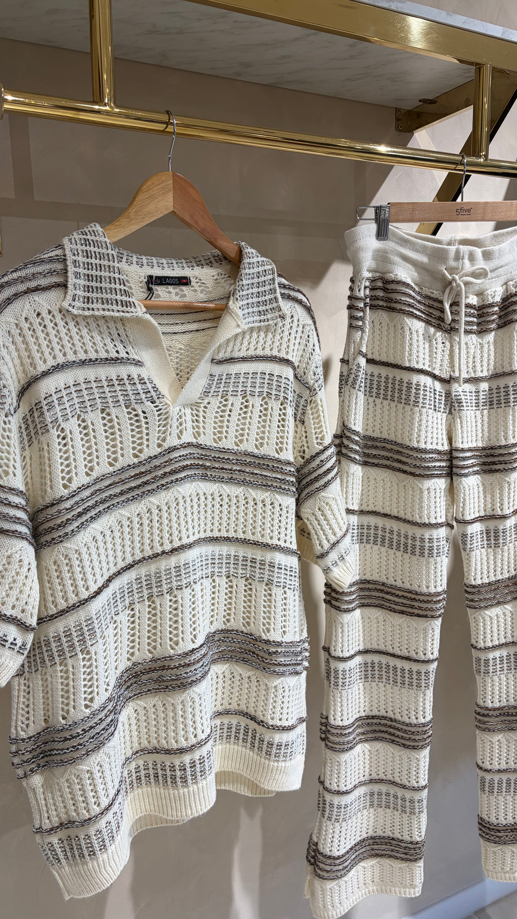 ENSEMBLE PANTALON MAILLE