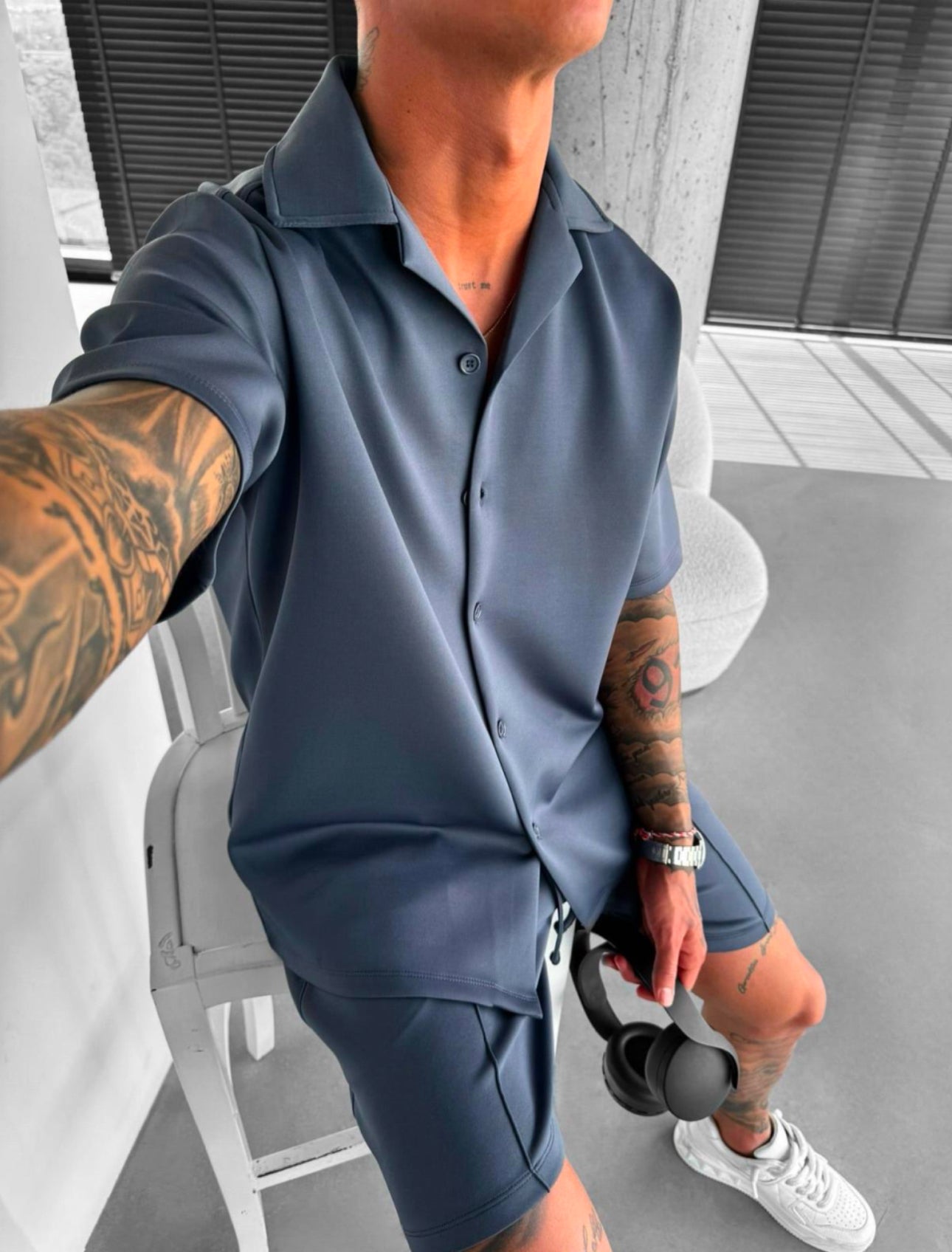 ENSEMBLE OVERSIZE - ANTHRACITE