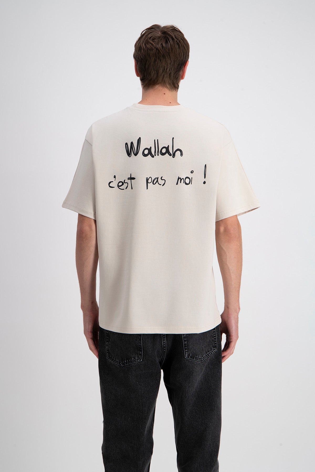 T-SHIRT OVERSIZE WALLAH - BEIGE