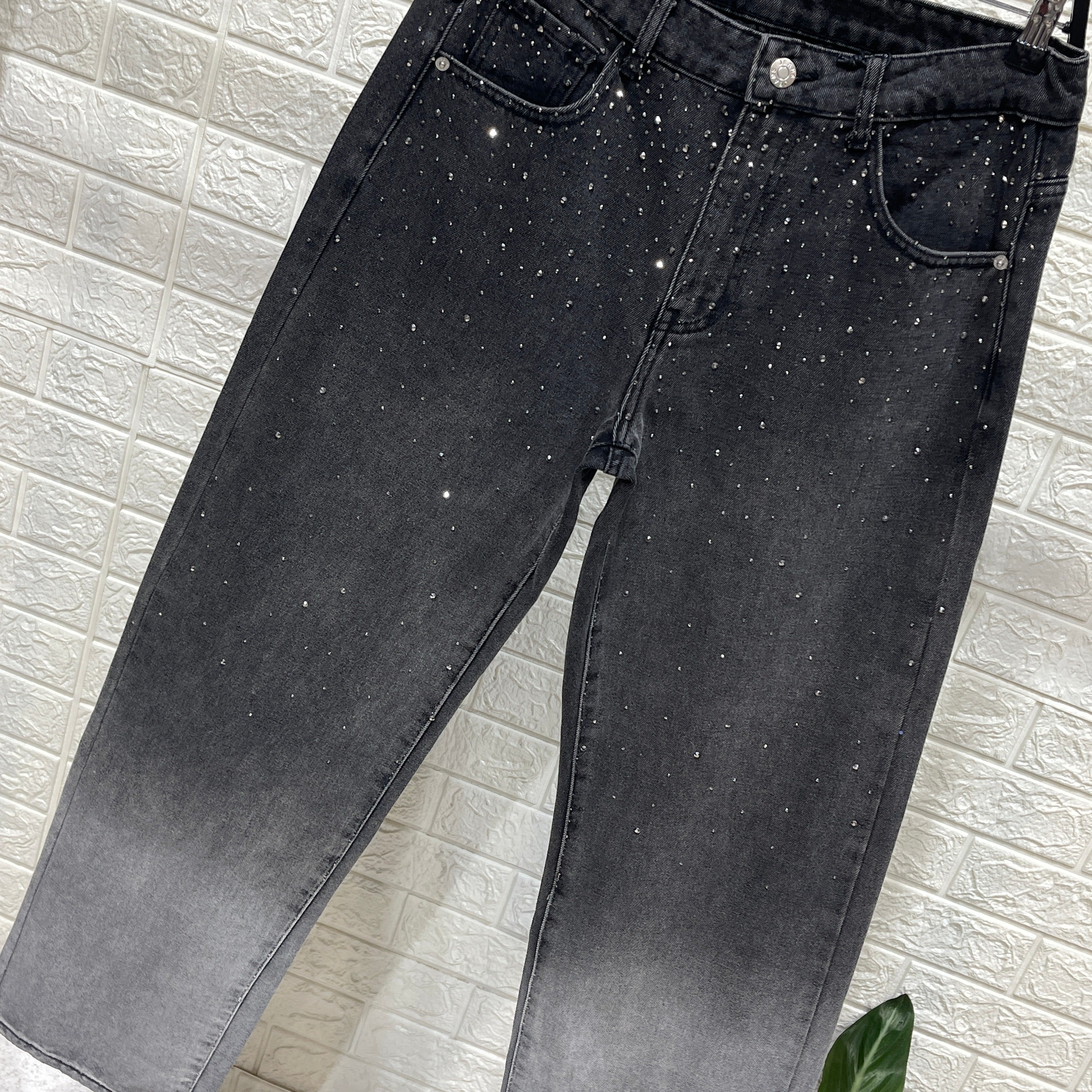 JEAN STRAIGHT A STRASS