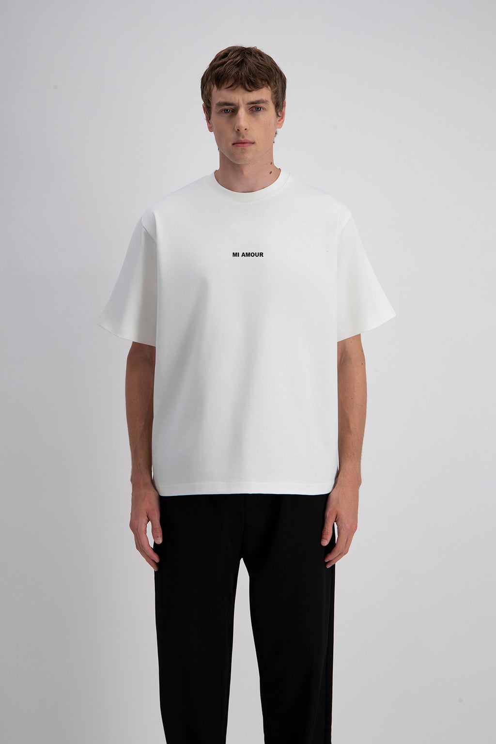 T-SHIRT OVERSIZE MI AMOR - BLANC