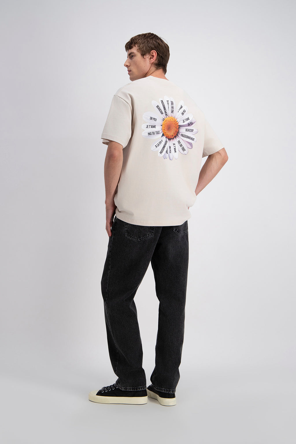 T-SHIRT OVERSIZE PASSION - BEIGE