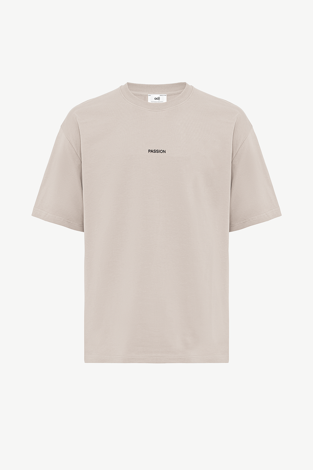 T-SHIRT OVERSIZE PASSION - BEIGE