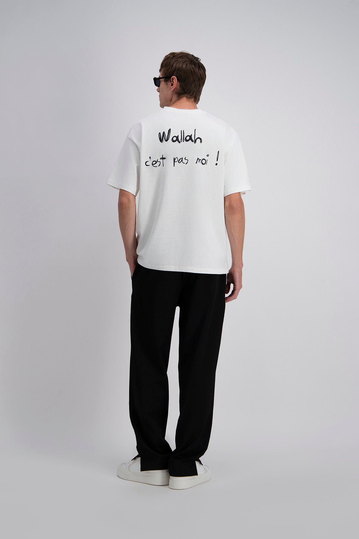 T-SHIRT OVERSIZE WALLAH - BLANC