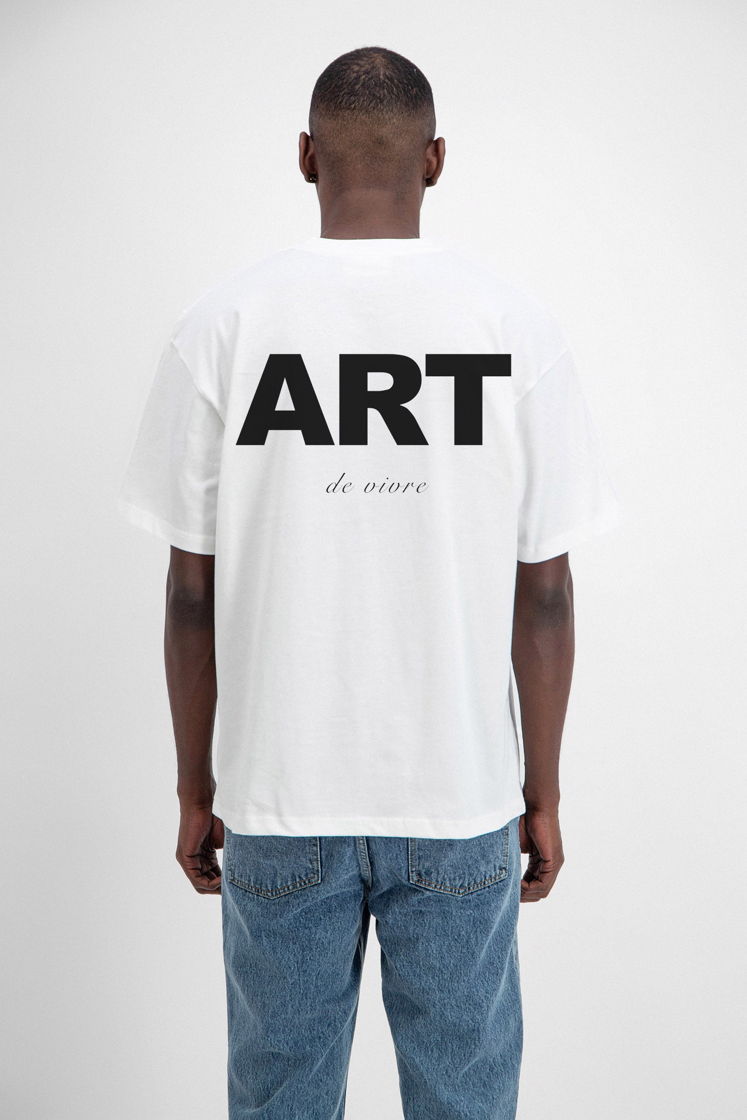 T-SHIRT OVERSIZE ARTISTE - WHITE