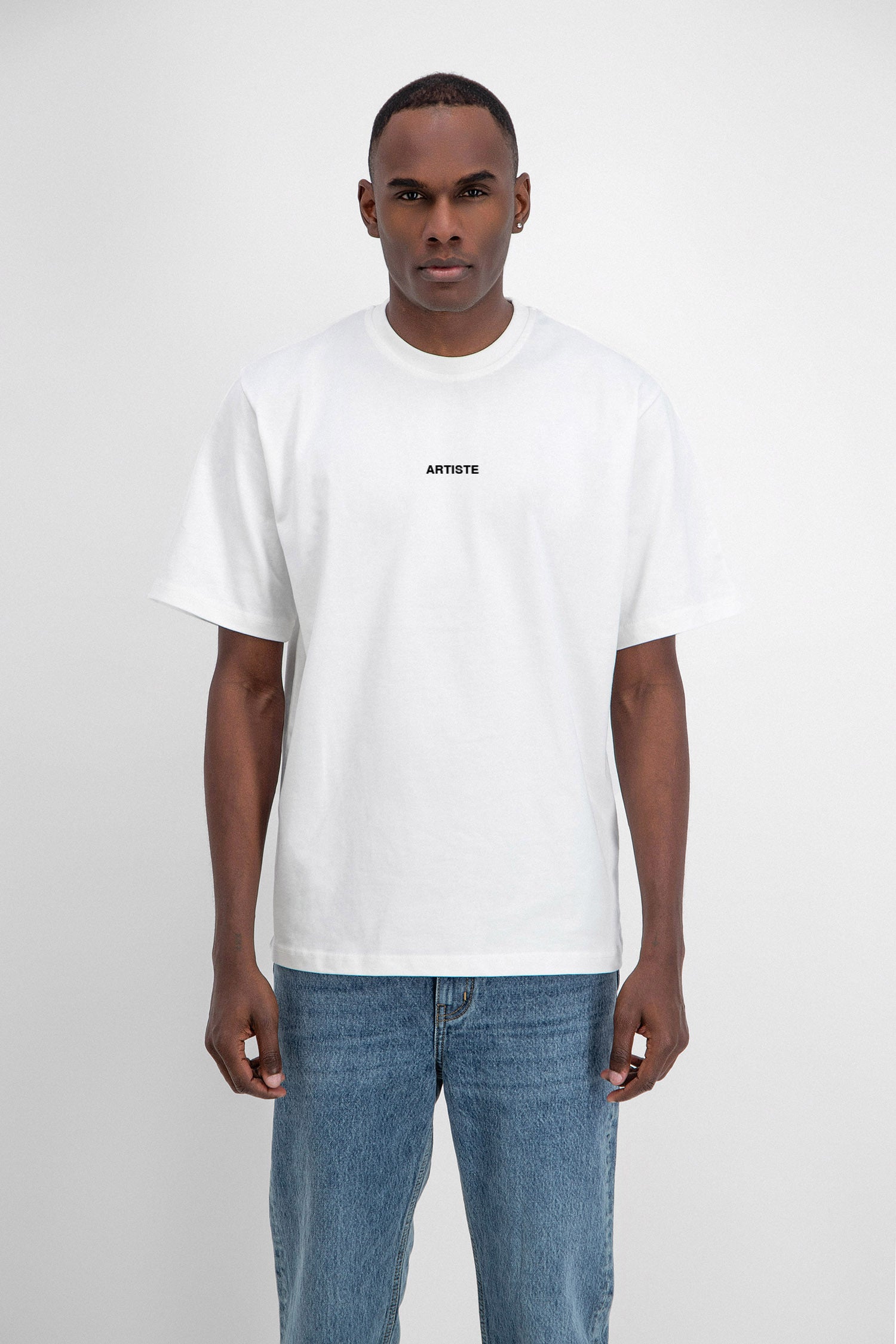 T-SHIRT OVERSIZE ARTISTE - WHITE