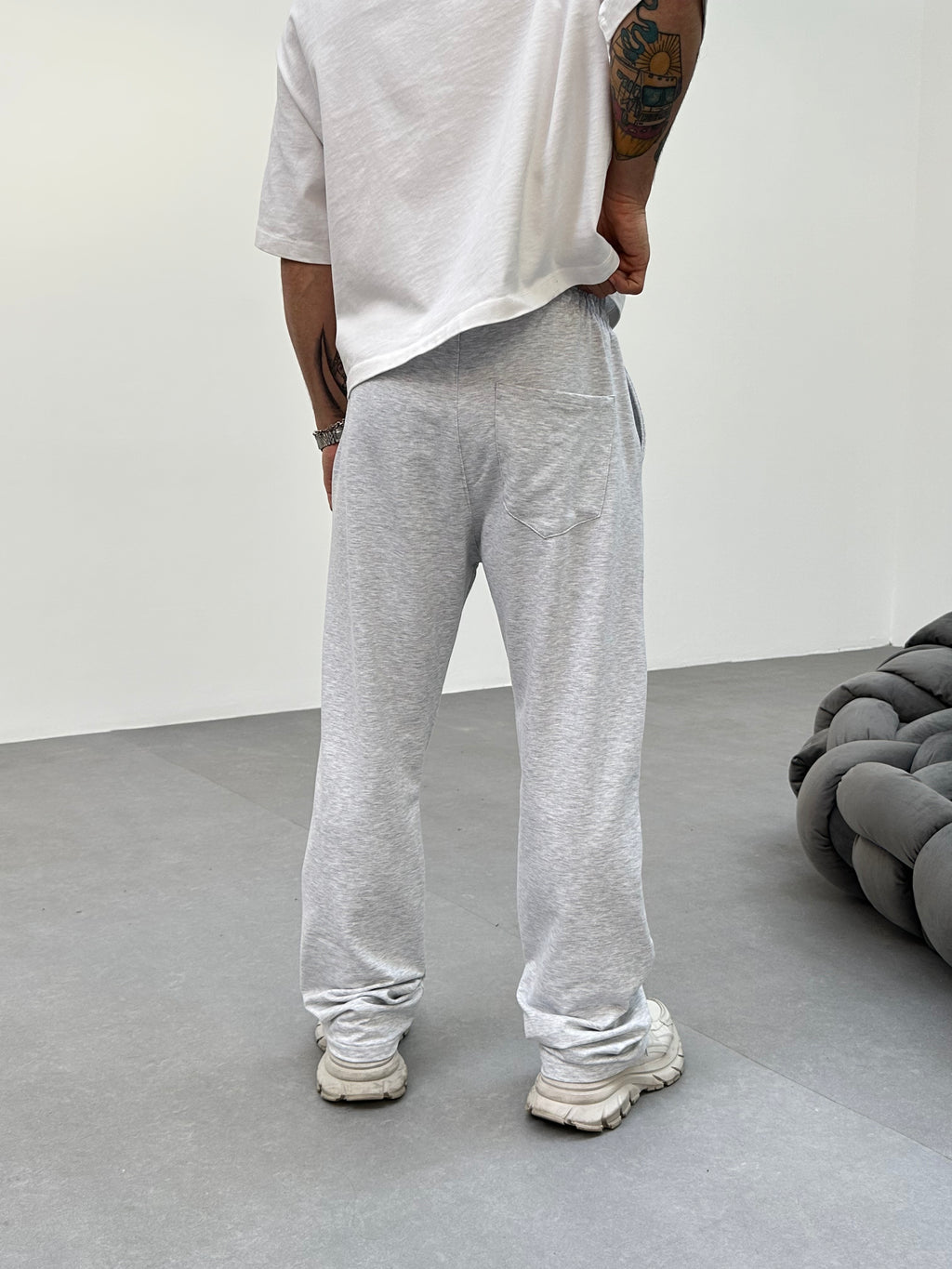 PANTALON JOGGING FLARE - GREY