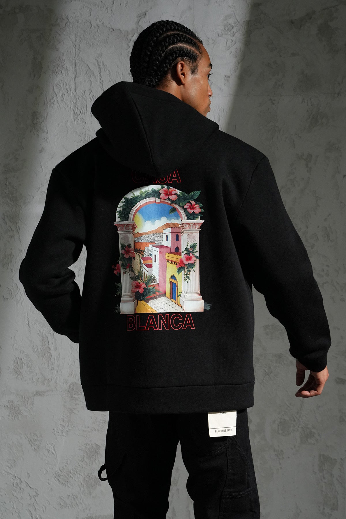 SWEAT A CAPUCHE IMPRIMÉ