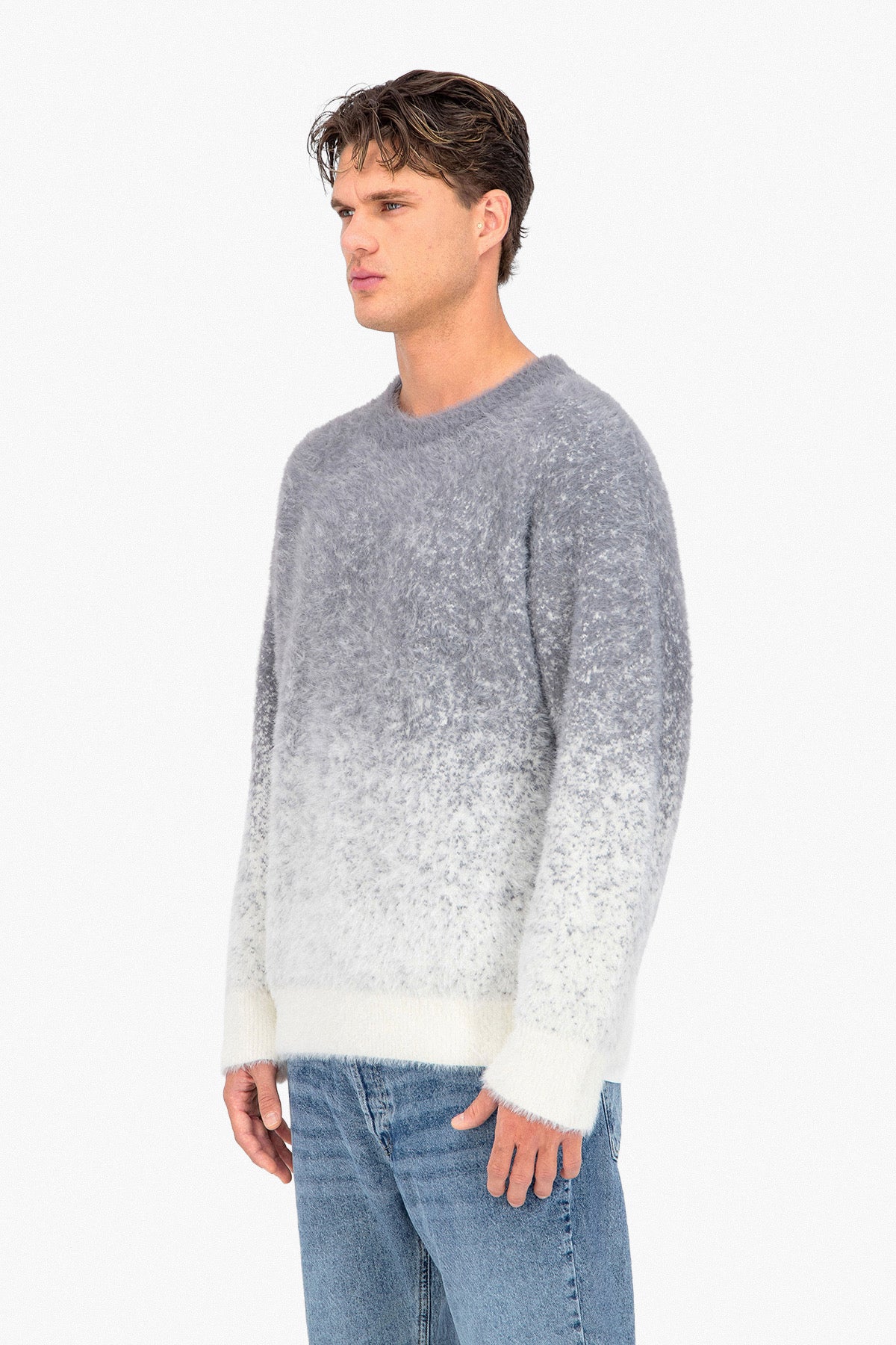 SWEAT-SHIRT FLUFFY KNIT