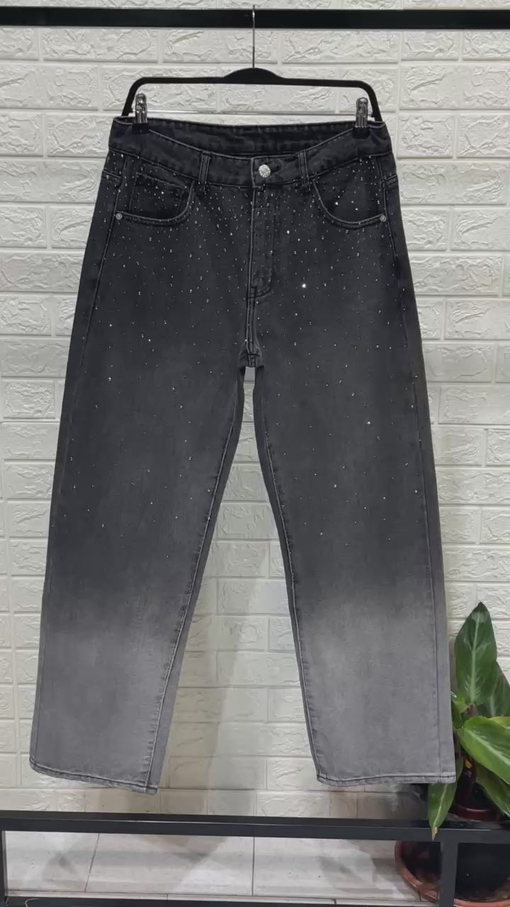 JEAN STRAIGHT A STRASS